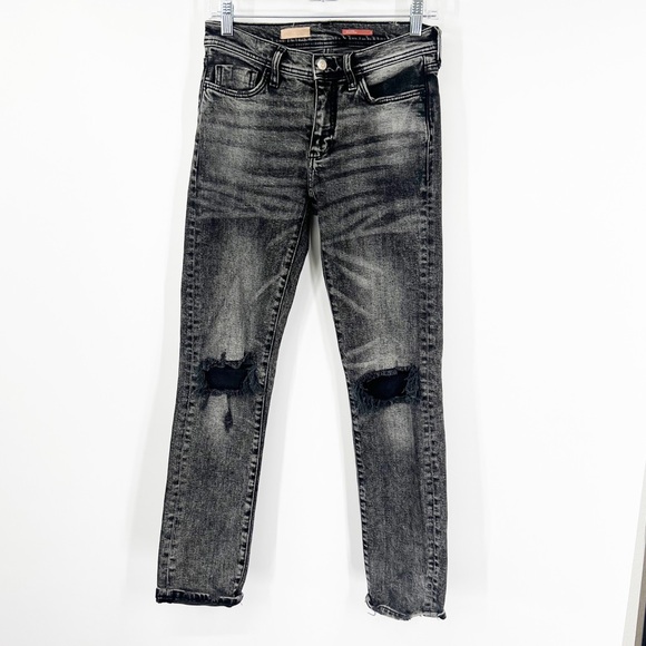 Pilcro by Anthropologie Slim Boyfriend Distressed Jeans - Picture 1 of 8